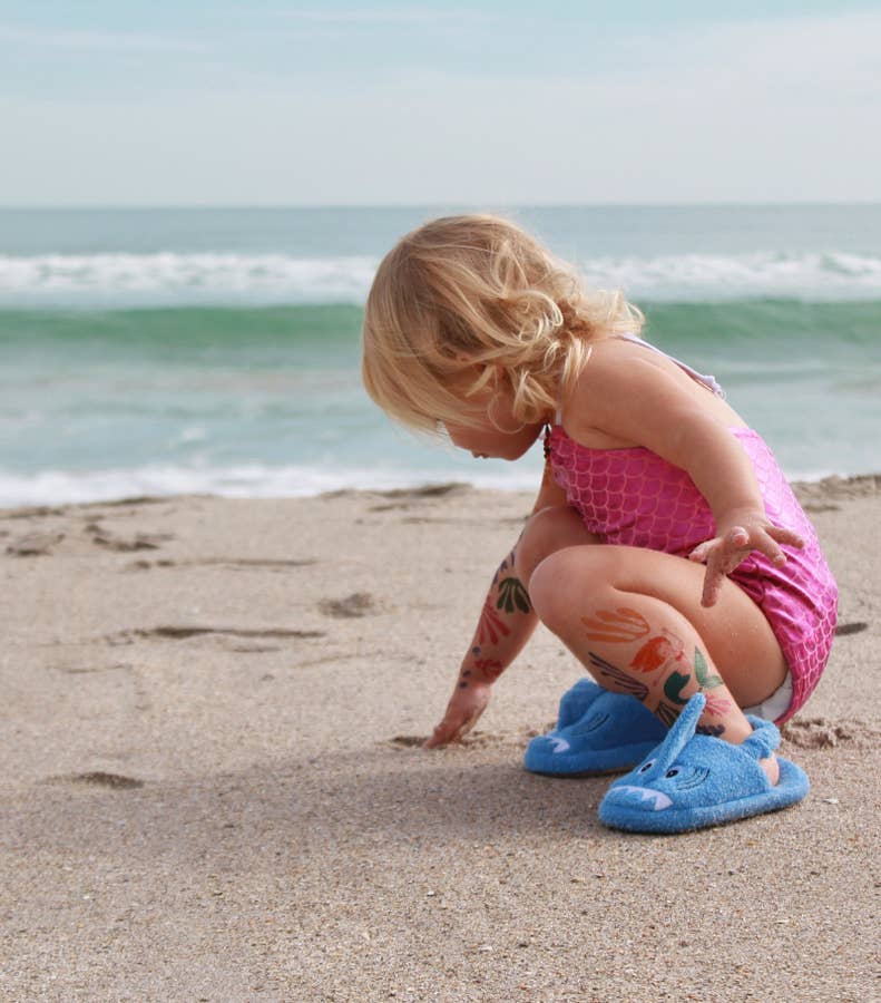 Yikes Twins - Shark Slippers for children