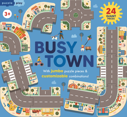 EDC Publishing - Puzzle Play, Busy Town