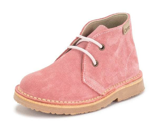 Cienta Shoes - Cienta 1050065.142 Pink Suede Lace Up Boot