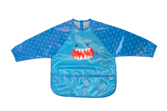 ZOOCCHINI - Sleeved Bib/Art Smock - Sherman the Shark