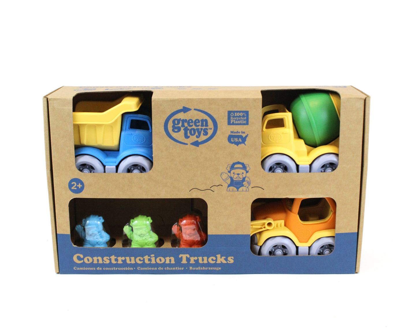 Green Toys - Construction Vehicle - 3 Pack NEW Packaging