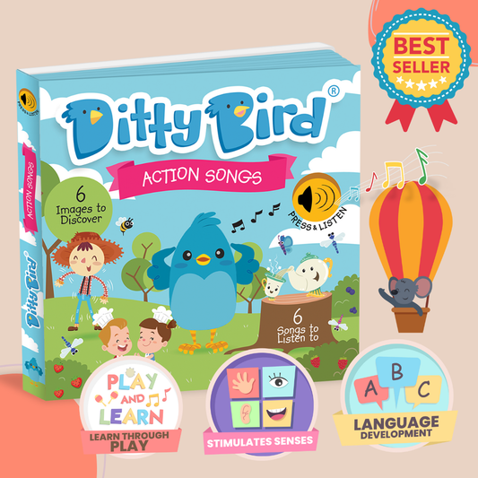 Ditty Bird - Ditty Bird Sound Book BESTSELLER Motor Skills: Action songs