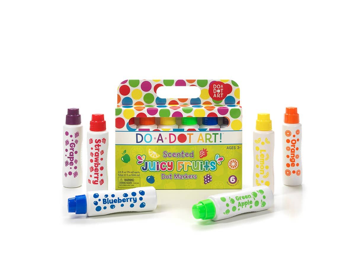 Do A Dot Art - 6 Pack Scented Juicy Fruits Marker