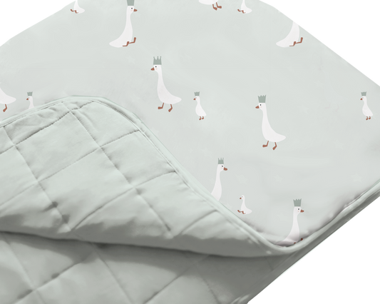 gunamuna - SS24 BLANKET: Crowned goose / 1.0