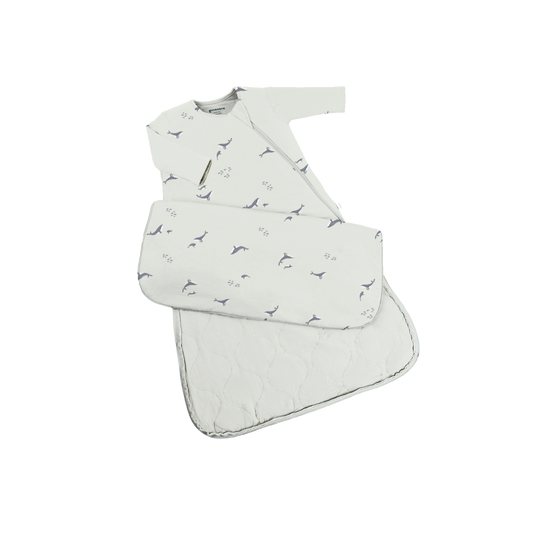 gunamuna - SS24 LONG SLEEVE: 9-18M / 1.0 / whales