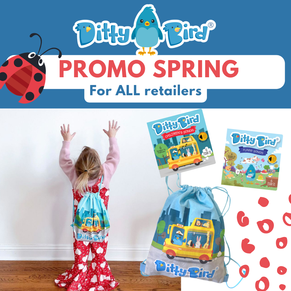 Ditty Bird - PROMO SPRING* Backpacks for Kids - Easter basket - Free Gift