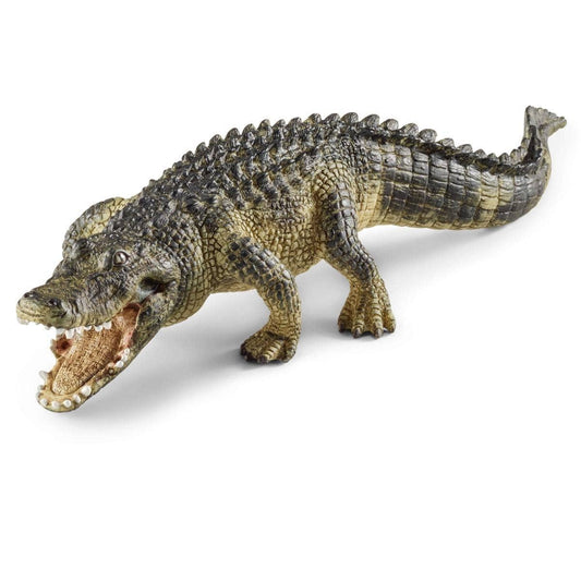 Schleich - Alligator Figurine with Movable Jaw - Detailed Toy Figurine