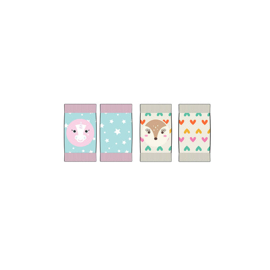 ZOOCCHINI - 2PK Crawler Knee Pad - Allie the Alicorn/Fiona the Fawn