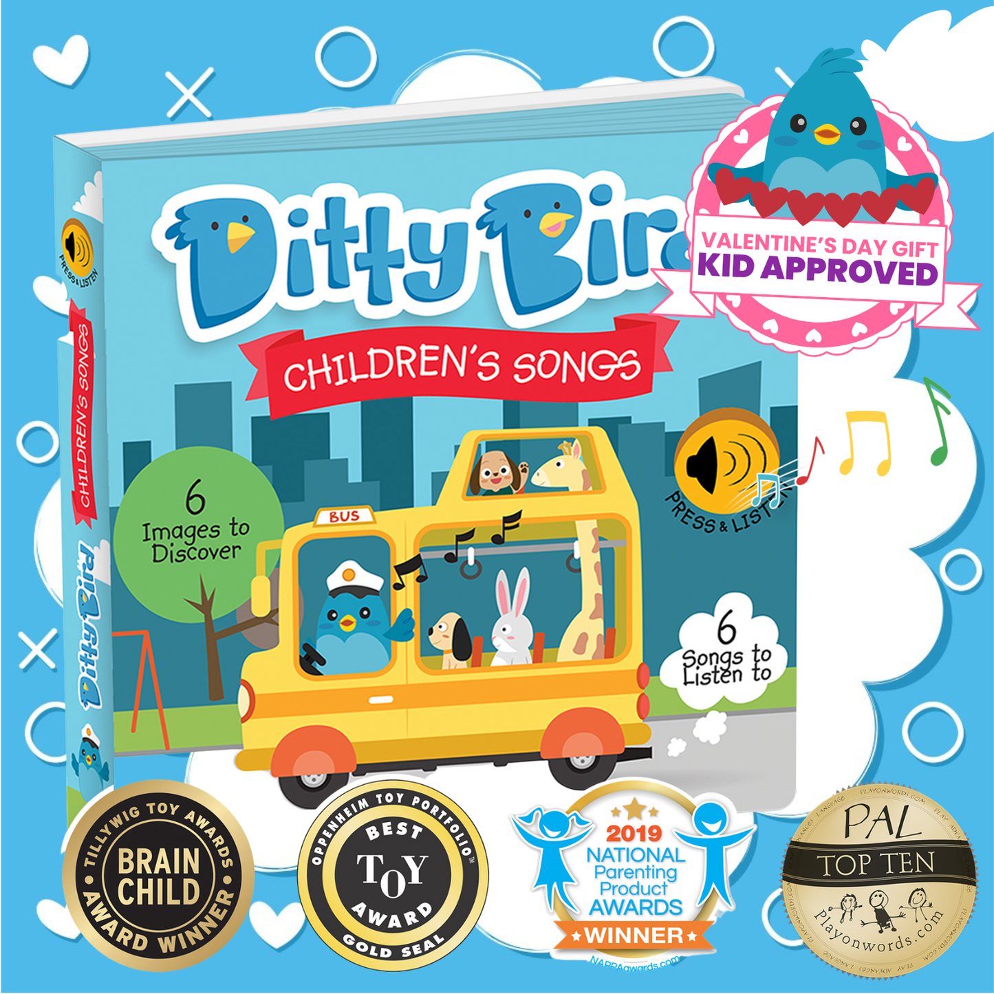 Ditty Bird - Ditty Bird Sound Book: Children´s Songs- BESTSELLER